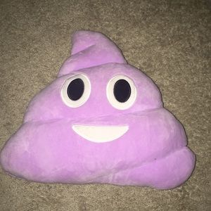 Poop emoji pillow